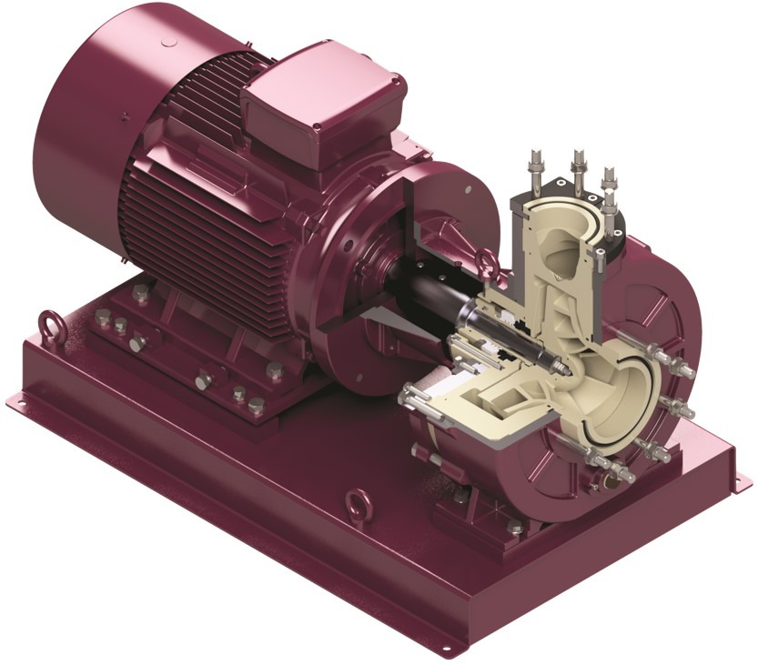 Affetti horizontal thermoplastic pumps with mechanical sealing